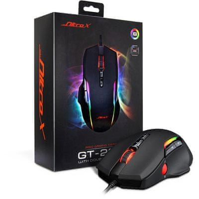 Inter-Tech Nitrox GT-200 Nitrox gaming miš, USB, RGB