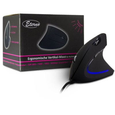 Eterno KM-206WR USB 2.0 miš, okomiti, za dešnjake
