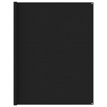 Vidaxl Tepih za šator 250 x 550 cm crni