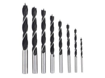 GEKO Set od 8 svrdla za drvo 3-10mm