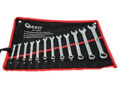 GEKO Set od 12 ključeva 6-22mm pod kutom od 15° u praktičnoj torbici