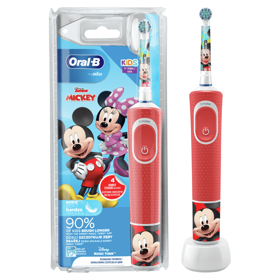 Oral-B električna četkica za zube Kids Mickey s dizajnom marke Braun 