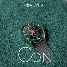 Forever ICON AW-100 pametni sat, srebrno-zeleni