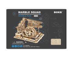 Robotime Marble Squad, putujuća mramorna slagalica, drvena 3D slagalica, (ROKR LG502)