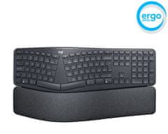 Logitech ERGO K860 tipkovnica, grafitna boja, HRV gravura