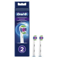 Oral-B 3D White glava četke s tehnologijom CleanMaximiser, pakiranje sa 2 komada