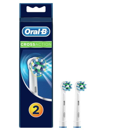 Oral-B CrossAction glava četke s tehnologijom CleanMaximiser, pakiranje sa 2 komada 