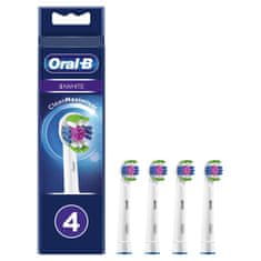 Oral-B 3D White glava četke s tehnologijom CleanMaximiser, pakiranje sa 4 komada 