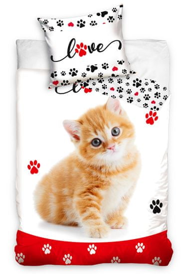 Tip Trade Zaljubljena maca pamučna posteljina