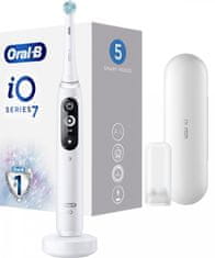 Oral-B iO Series 7 magnetna četkica za zube, White Alabaster