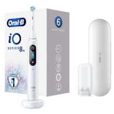 Oral-B iO Series 8 magnetna četkica za zube, White Alabaster