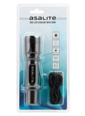 Asalite ASAL0167 prijenosna LED svjetiljka, punjiva, 5 W, zoom