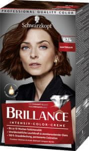  Schwarzkopf Brillance boja za kosu, 874 baršunasto smeđa 