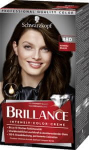  Schwarzkopf Brillance boja za kosu, 880 tamno smeđa 