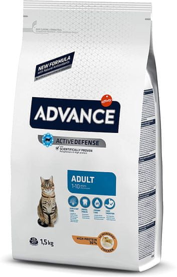 Advance Cat Adult hrana za mačke, piletina i riža, 1,5 kg