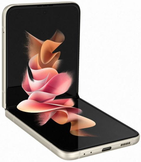 Samsung Galaxy Z Flip3 5G mobilni telefon, 8GB/128GB, krem