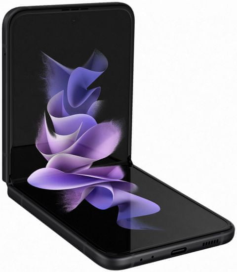 Samsung Galaxy Z Flip3 5G mobilni telefon, 8GB/128GB, fantomsko crna