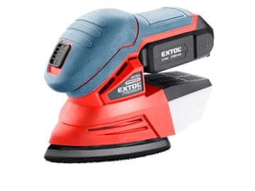 Extol Premium Vibracijska brusilica (8891844) delta baterija SHARE20V, 20V Li-ion, 2000mAh