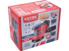 Extol Premium Ekscentrična brusilica (8891846) SHARE20V, 125mm, 20V Li-ion, 2000mAh
