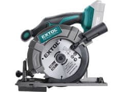 Extol Industrial Bežična kružna pila SHARE20V, 165 mm, BEZ ČETKICA, 20V Li-ion, bez baterije i punjača