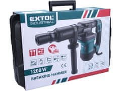 Extol Industrial Dlijetarski čekić (8790300) antivibracijski sustav, HEX 17, 14J