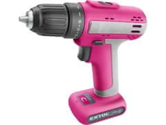 Extol Lady Akumulatorski odvijač 4(02402) ružičasti, 12V Li-ion, 1500mAh