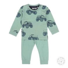 Dirkje dječačka pidžama Truck WDB0506, 50/56, zelena