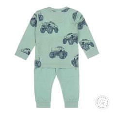 Dirkje dječačka pidžama Truck WDB0506, 50/56, zelena