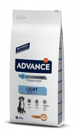 ADVANCE Dog MAXI Light pseća hrana za odrasle pse velikih pasmina s prekomjerenom težinom, 14 kg