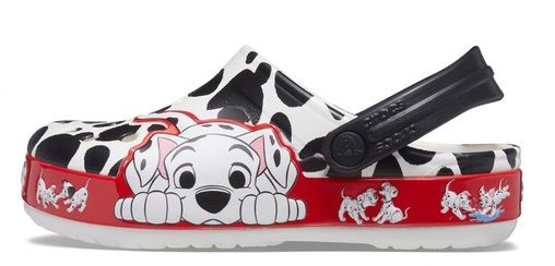 Crocs FL 101 Dalmatians Clog White dječje papuče (207193-100)