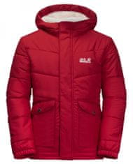 Jack Wolfskin 1609101_2210 Snow Fox Jacket zimska jakna za djevojčice, crvena, 128