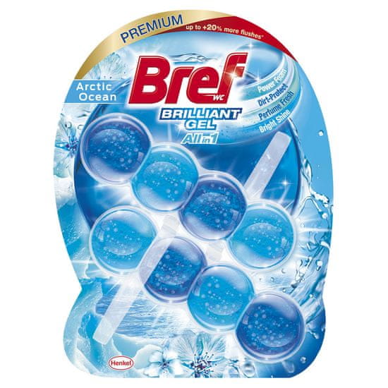 Bref Brilliant Gel WC vješalica, Arctic Ocean, 2 x 42 g