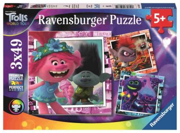 Ravensburger slagalica Trolls 2, 3 x 49 dijelova (5081)