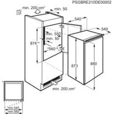 Electrolux LFB2AF88S ugradbeni hladnjak