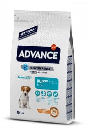 ADVANCE Dog MINI Puppy Protect hrana za pse za štence i trudne ženke, 3 kg