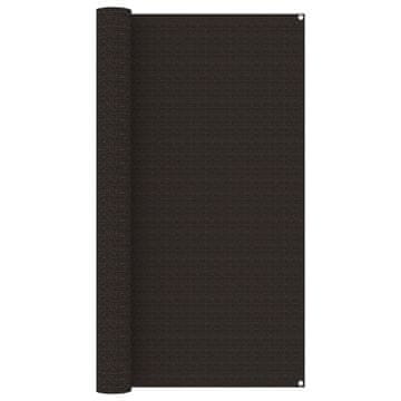 Vidaxl Tepih za šator 200 x 200 cm smeđi