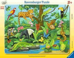 Ravensburger Slagalica Životinje u prašumi, 15 dijelova (5140)