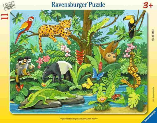Ravensburger Slagalica Životinje u prašumi, 15 dijelova (5140)