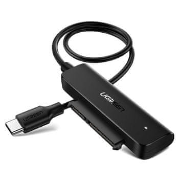 Ugreen CM321 adapter HDD SSD 2.5'' SATA III 3.0 - USB-C 3.2, crno