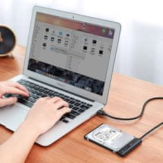 Ugreen CM321 adapter HDD SSD 2.5'' SATA III 3.0 - USB 3.2, crno