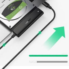 Ugreen CM321 adapter HDD SSD 2.5'' SATA III 3.0 - USB-C 3.2, crno