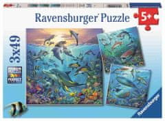 Ravensburger slagalica Pod vodom, 3 x 49 dijelova (5149)