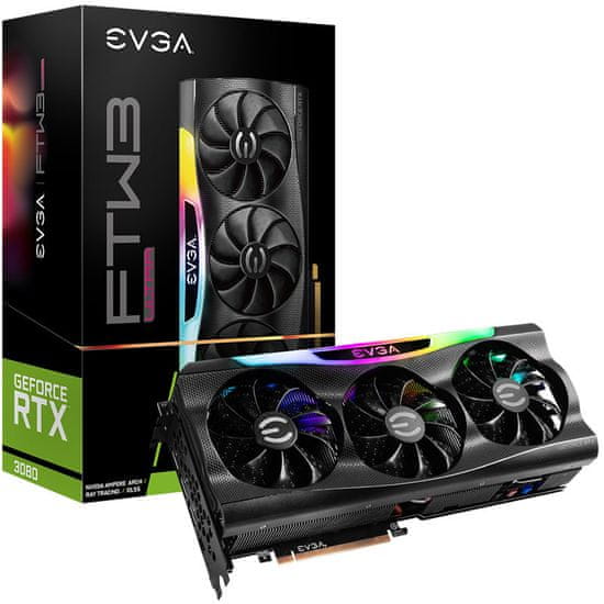 Evga GeForce RTX 3080 FTW3 ULTRA GAMING grafička kartica, 10 GB GDDR6X, LHR (10G-P5-3897-KL)