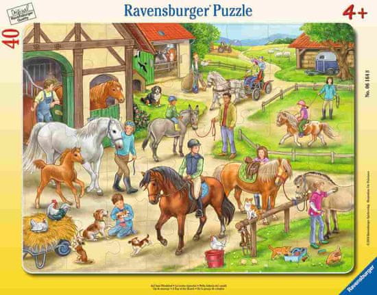 Ravensburger slagalica Konjušnica i konji, 40 dijelova (6164)