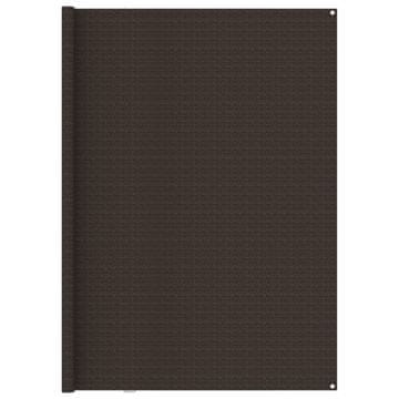 Vidaxl Prostirka za šator 250 x 500 cm smeđa