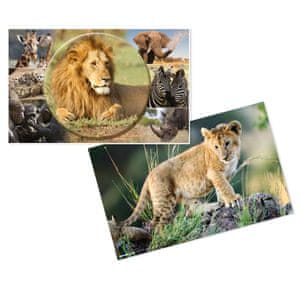 Herma podloga za stol, 55 x 35 cm, Afričke životinje