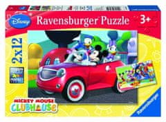 Ravensburger slagalica Mickey, Minnie & friends, 2 x 12 dijelova (7432)