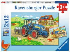 Ravensburger slagalica Rad na farmi, 2 x 12 dijelova (7616)