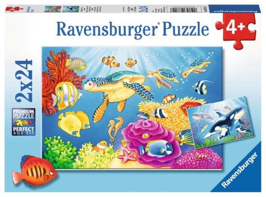 Ravensburger slagalica Morske vragolije, 2 x 24 dijelova (7815)