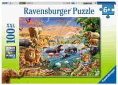 Ravensburger slagalica Afričke životinje u rijeci, 100 komada